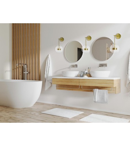 Lampa ścienna CAPRI WALL złota