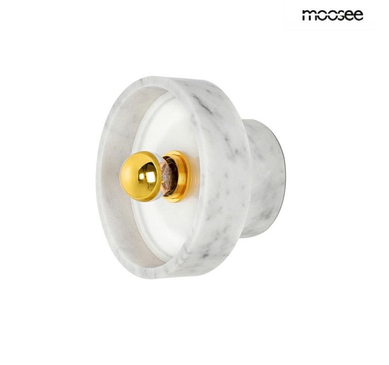 MOOSEE lampa ścienna ARCO biała