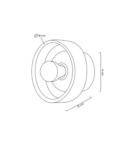 MOOSEE lampa ścienna ARCO biała
