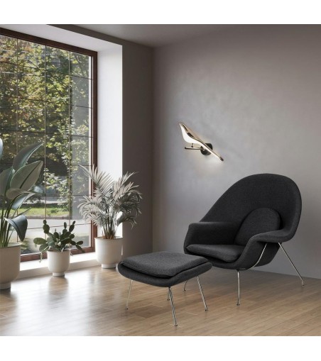 MOOSEE lampa ścienna BIRD złota