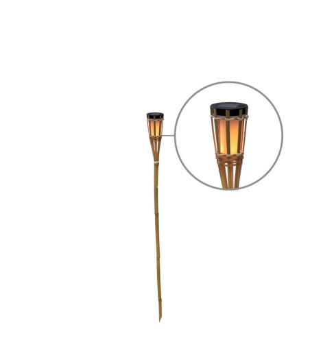 NEW GARDEN lampa ogrodowa HIAMA SOLAR z efektem płomienia (24 sztuki)