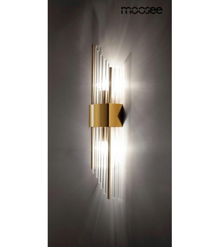 MOOSEE lampa ścienna SLANT złota