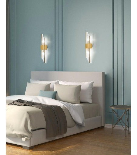 MOOSEE lampa ścienna SLANT złota