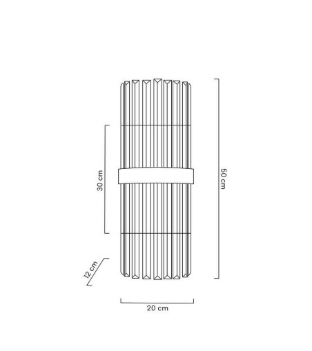 MOOSEE lampa ścienna MILAGRO chrom