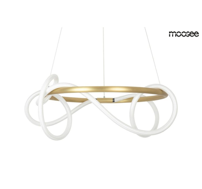 MOOSEE lampa wisząca SERPIENTE 60 złota
