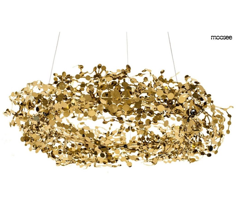 MOOSEE lampa wisząca MONETE 80 złota