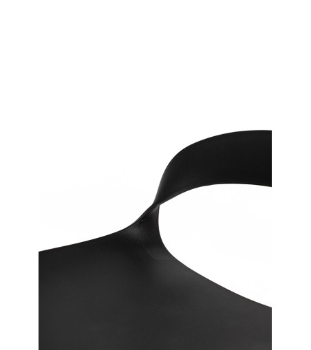 Krzesło barowe WRAPP regulowane czarne