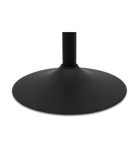 Krzesło barowe WRAPP regulowane czarne