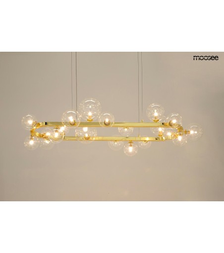 MOOSEE lampa wisząca ALURE OVAL 120       złota