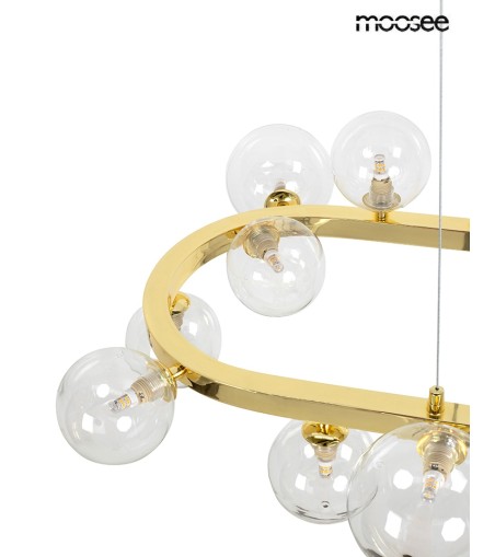 MOOSEE lampa wisząca ALURE OVAL 120       złota