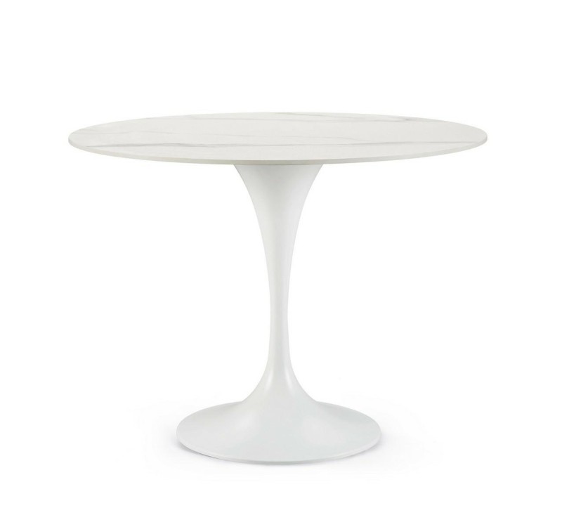 BIZZOTTO stół ogrodowy RONI 100 biały