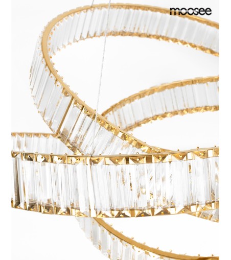 MOOSEE lampa wisząca WAVE 80 złota