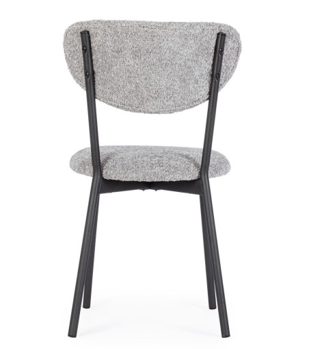 BIZZOTTO krzesło LUDMILLA szare