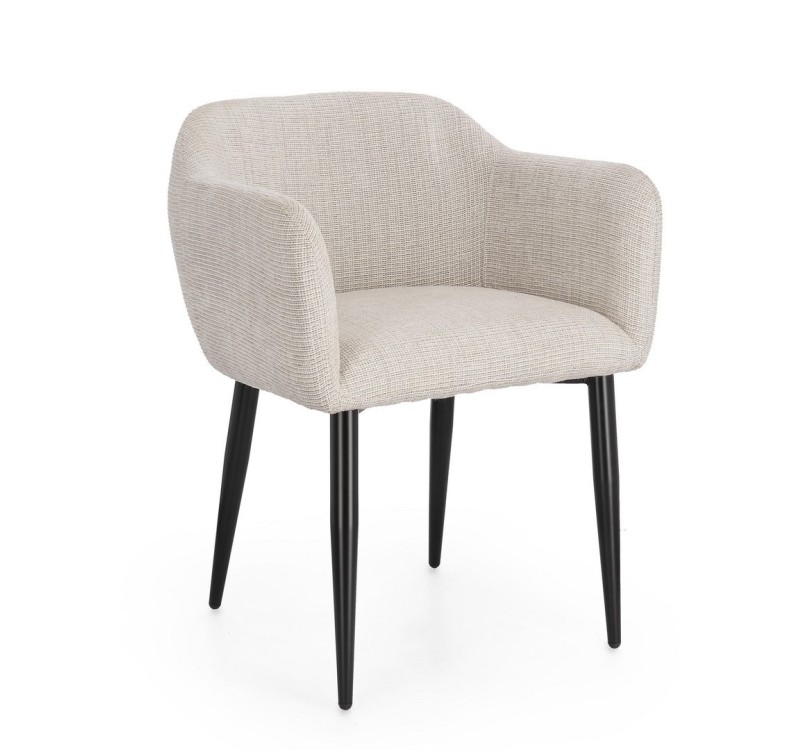 BIZZOTTO krzesło KATI ARM beżowe