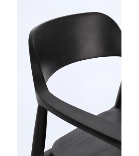 BIZZOTTO krzesło IDRIS czarne