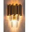Lampa ścienna IMPERIAL WALL GOLD - stal, kryształ