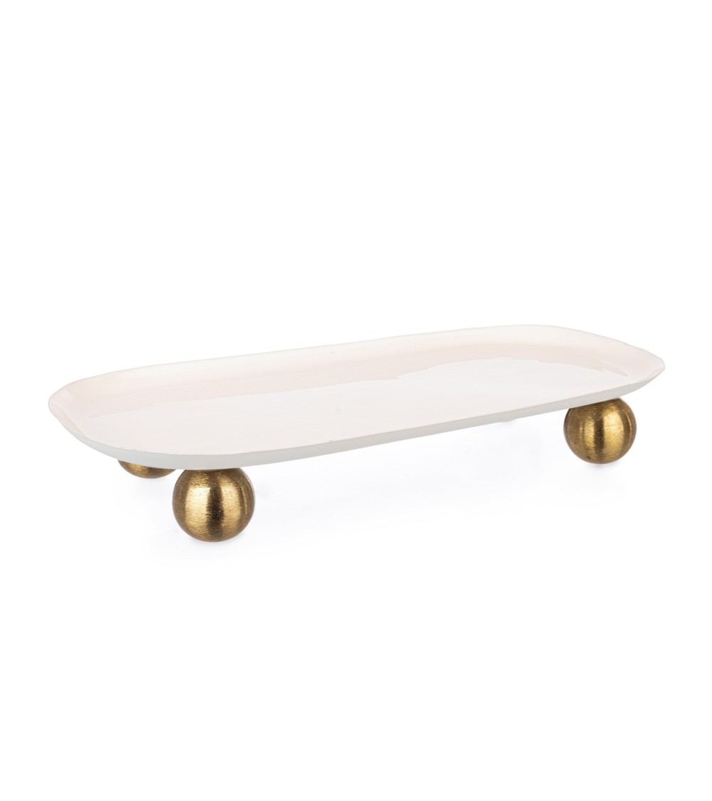 BIZZOTTO taca dekoracyjna DONYA 40,5      biała