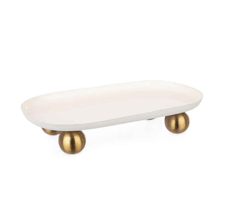 BIZZOTTO taca dekoracyjna DONYA 29 biała