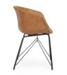 BIZZOTTO krzesło WARHOL brązowe