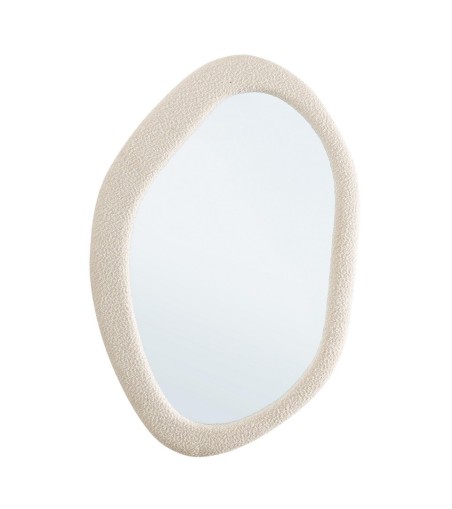 BIZZOTTO lustro ścienne BOUCLÉ 59x90 cm   białe