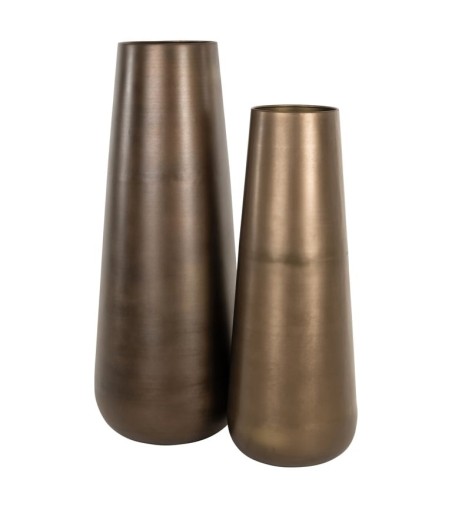 RICHMOND wazon KENZA L antyczny mosiądz