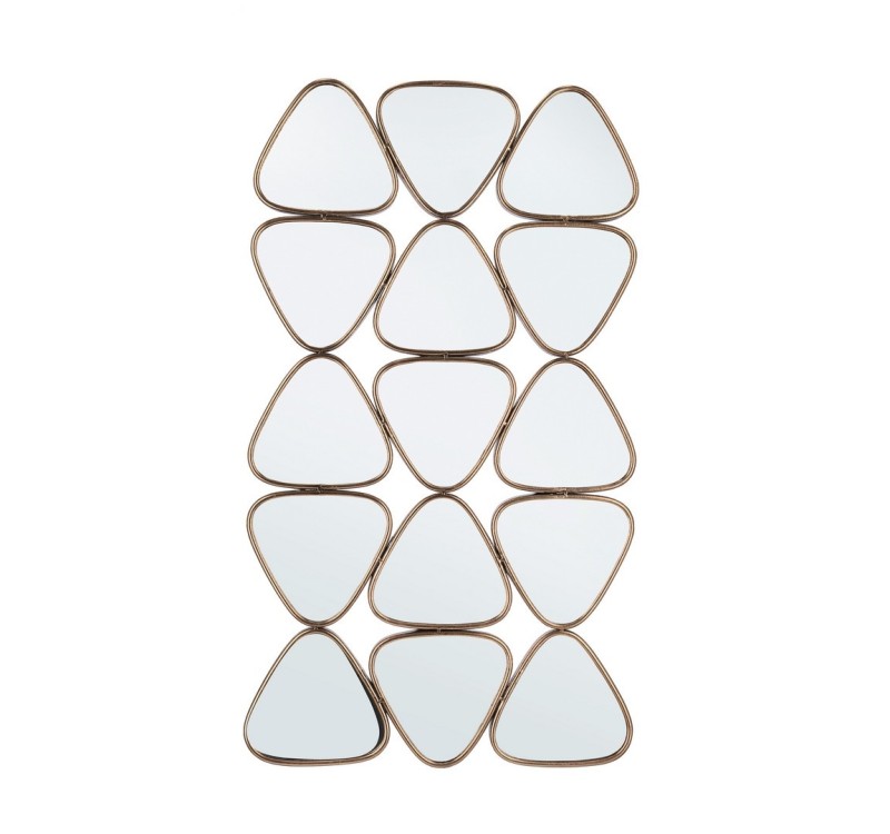 BIZZOTTO lustro ścienne HANIMA 63,5x112   złote