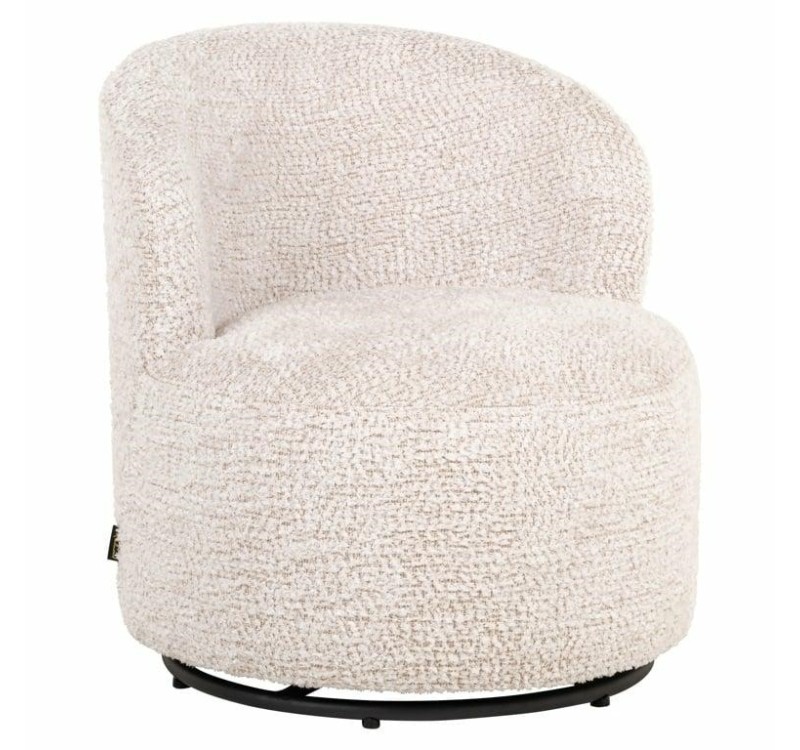 RICHMOND fotel dziecięcy JACKIE jasny     beż - funkcja obrotowa