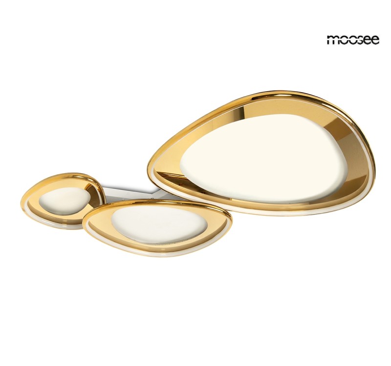 MOOSEE lampa sufitowa / plafon CELL 3     złota