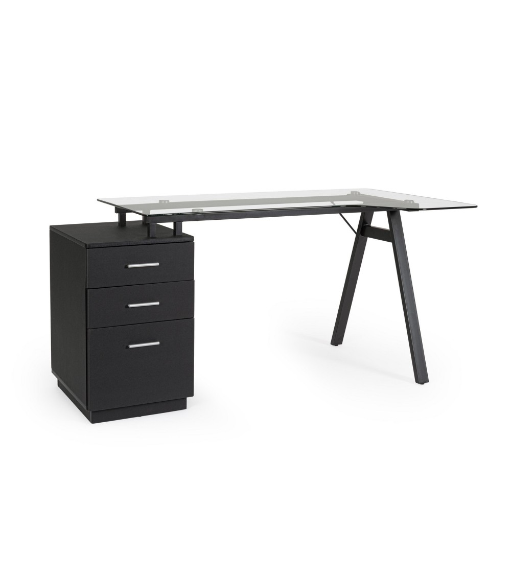 BIZZOTTO biurko CHARLIE czarne