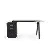 BIZZOTTO biurko CHARLIE czarne