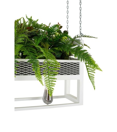 Lampa wisząca / kwietnik SEMIRA 100 INDUSTRIAL biała