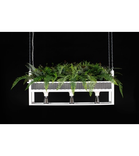 Lampa wisząca / kwietnik SEMIRA 100 INDUSTRIAL biała