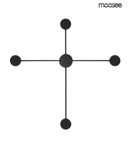 MOOSEE lampa ścienna SHADOW 4 CLOSE czarna