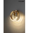 MOOSEE lampa ścienna HELIOS złota