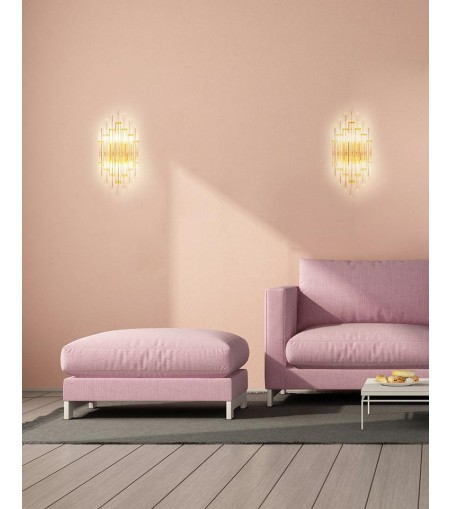 MOOSEE lampa ścienna PALAZZO złota