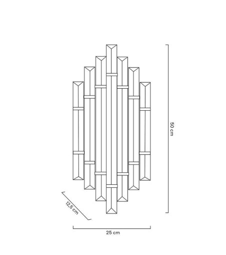 MOOSEE lampa ścienna PALAZZO złota