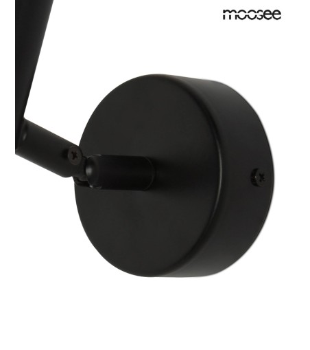 MOOSEE lampa ścienna PRISMA czarna