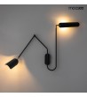 MOOSEE lampa ścienna TENTA czarna