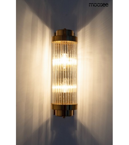 MOOSEE lampa ścienna COLUMN 40 złota