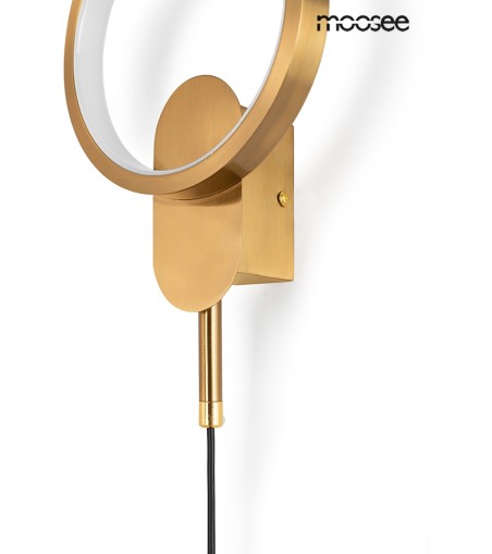 MOOSEE lampa ścienna COMO złota