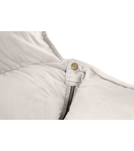 Fotel bujany SWING VELVET beżowy