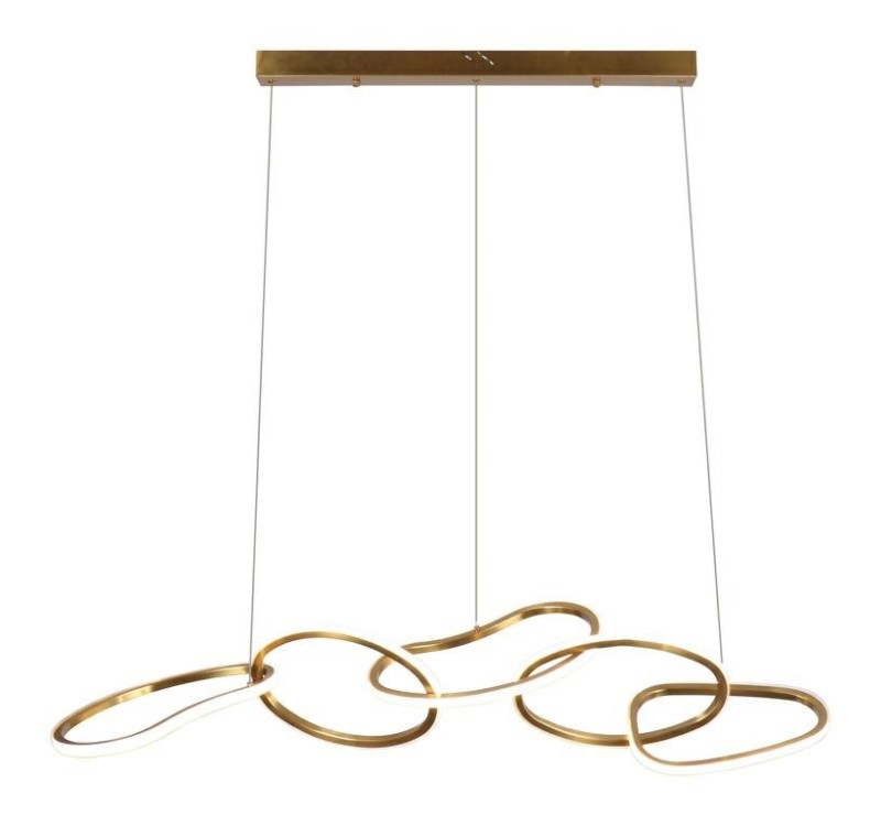 RICHMOND lampa wisząca FLYN szczotkowane  złoto