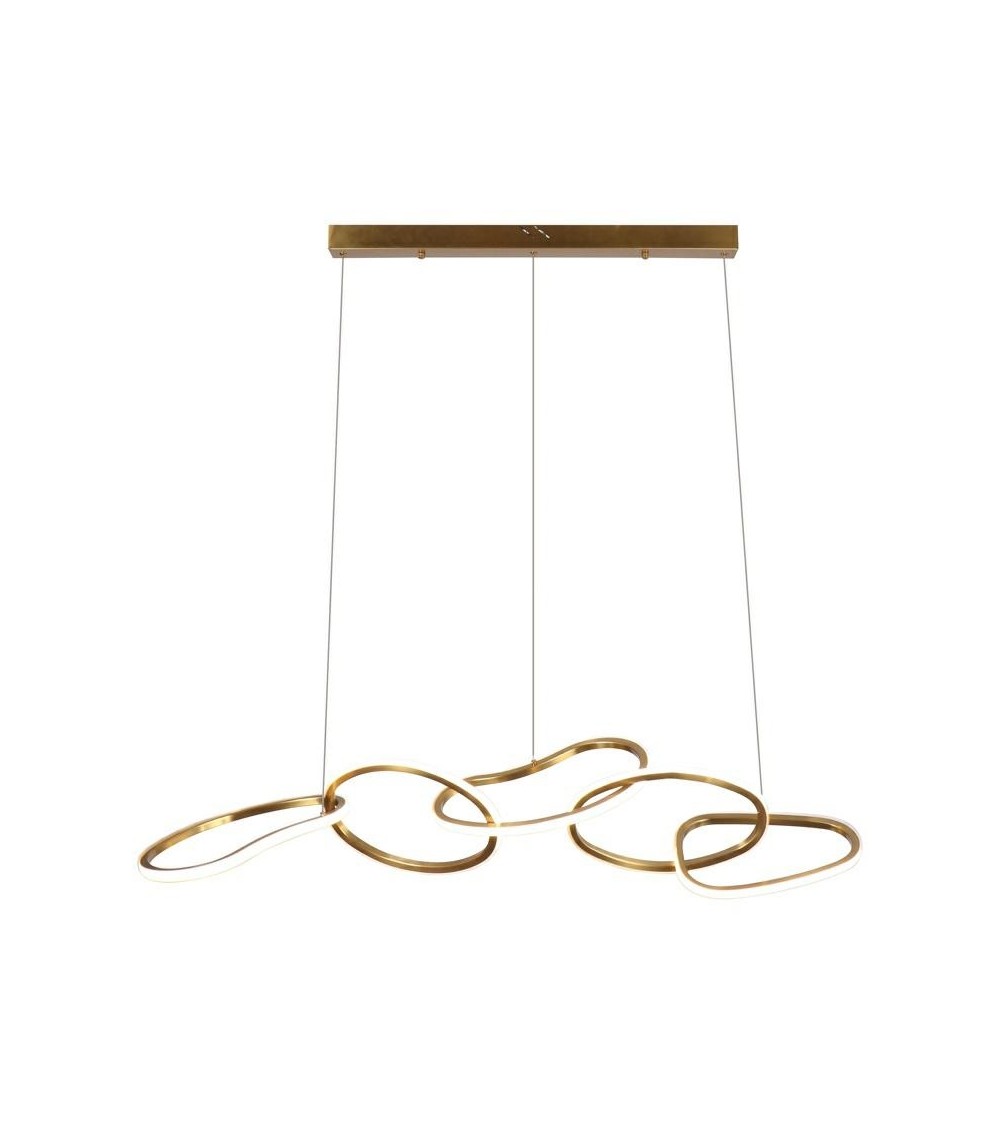 RICHMOND lampa wisząca FLYN szczotkowane  złoto