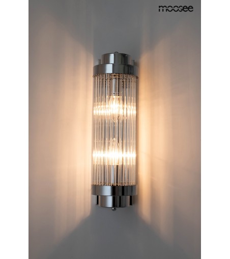 MOOSEE lampa ścienna COLUMN 40 srebrna
