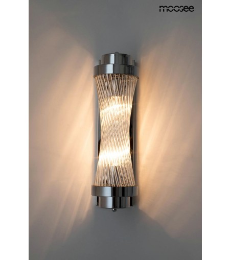 MOOSEE lampa ścienna COLUMN 40 srebrna