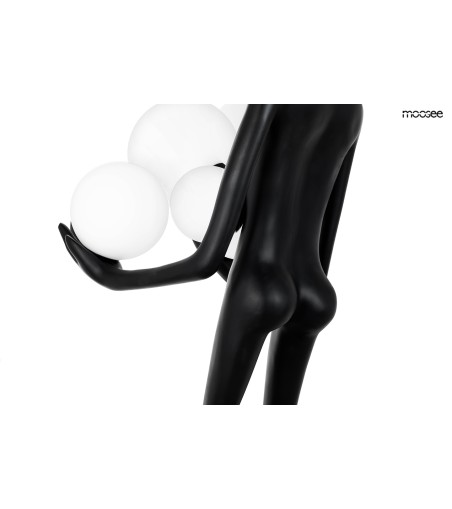 MOOSEE lampa podłogowa HUMAN czarna