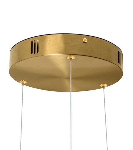 MOOSEE lampa wisząca RING 40 + 60 + 60    złota na jednej podsufitce