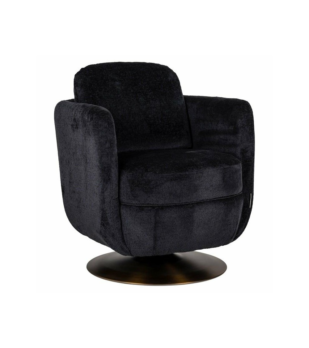 RICHMOND fotel obrotowy TURNER czarny