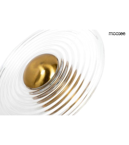 MOOSEE lampa ścienna ONDA złota