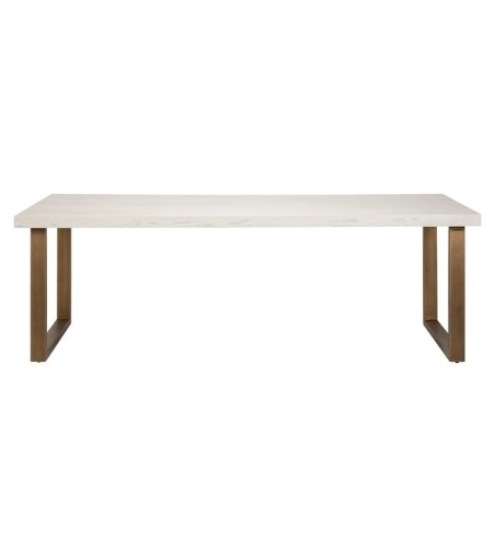 RICHMOND stół jadalniany WHITEBONE BRASS 235